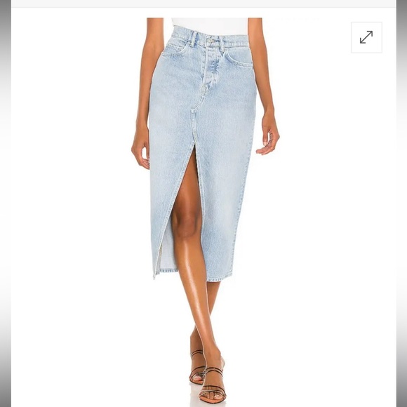 All saints denim maxi skirt - Picture 4 of 6